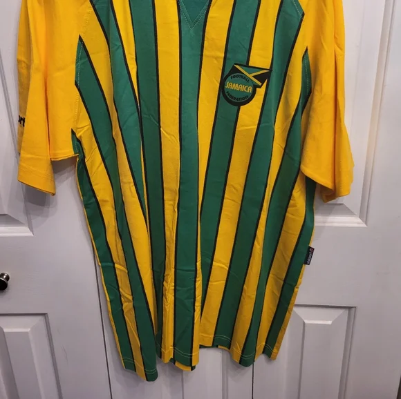 UHLSPORT JAMAICA SOCCER JERSEY NWT - Picture 1 of 8